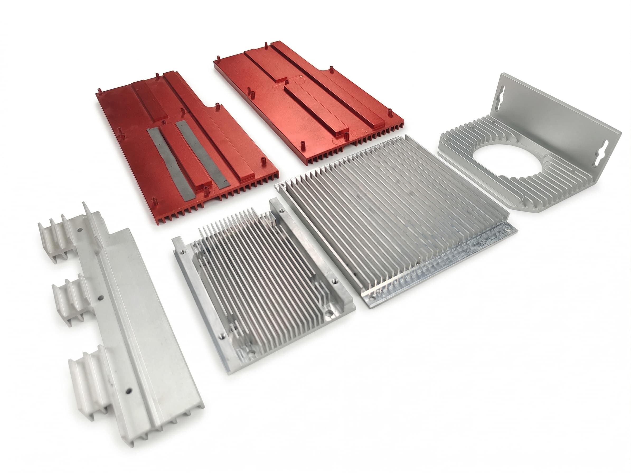 Custom Aluminum Extruded Heat Sink for BMS, GPU & SSD